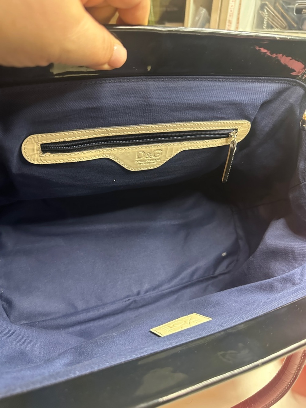 Dolce And Gabbana Multicolor Patent Satchel - Picture 8 of 8